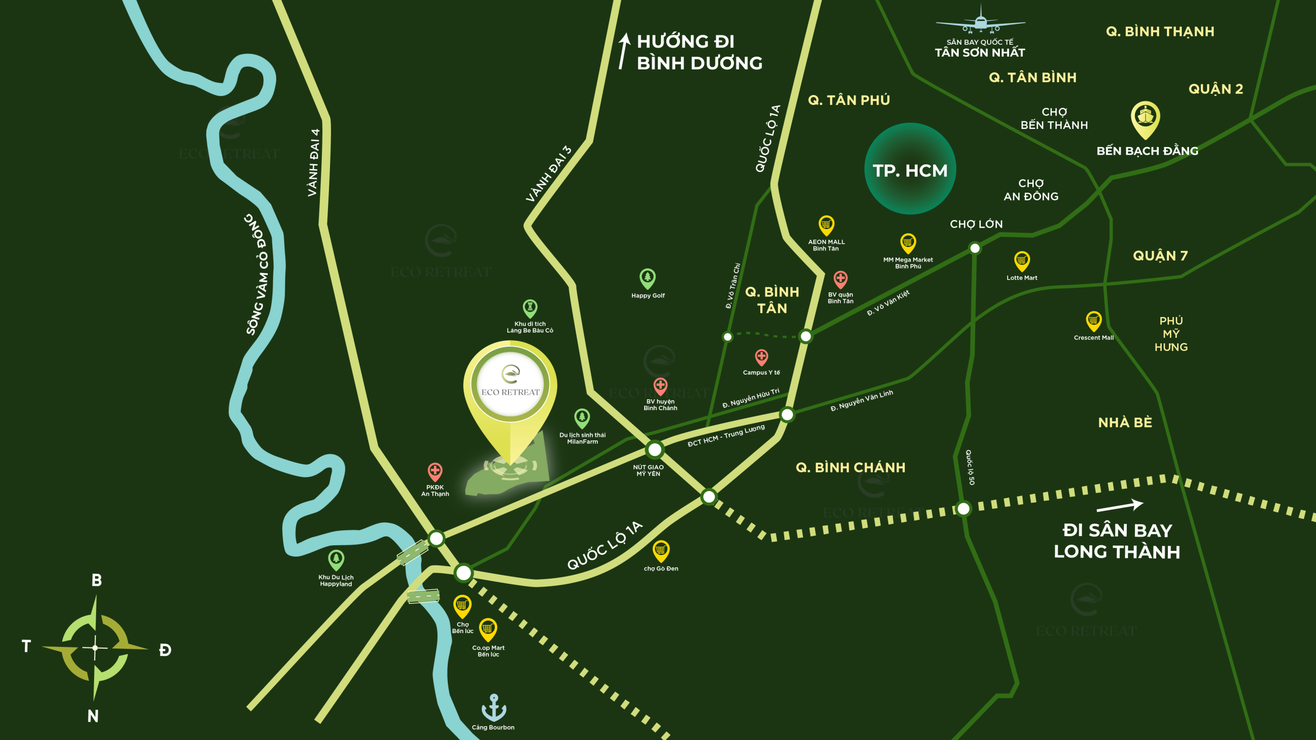 Dự án Eco Retreat Sống xanh giữa lòng thiên nhiên Long An 2025