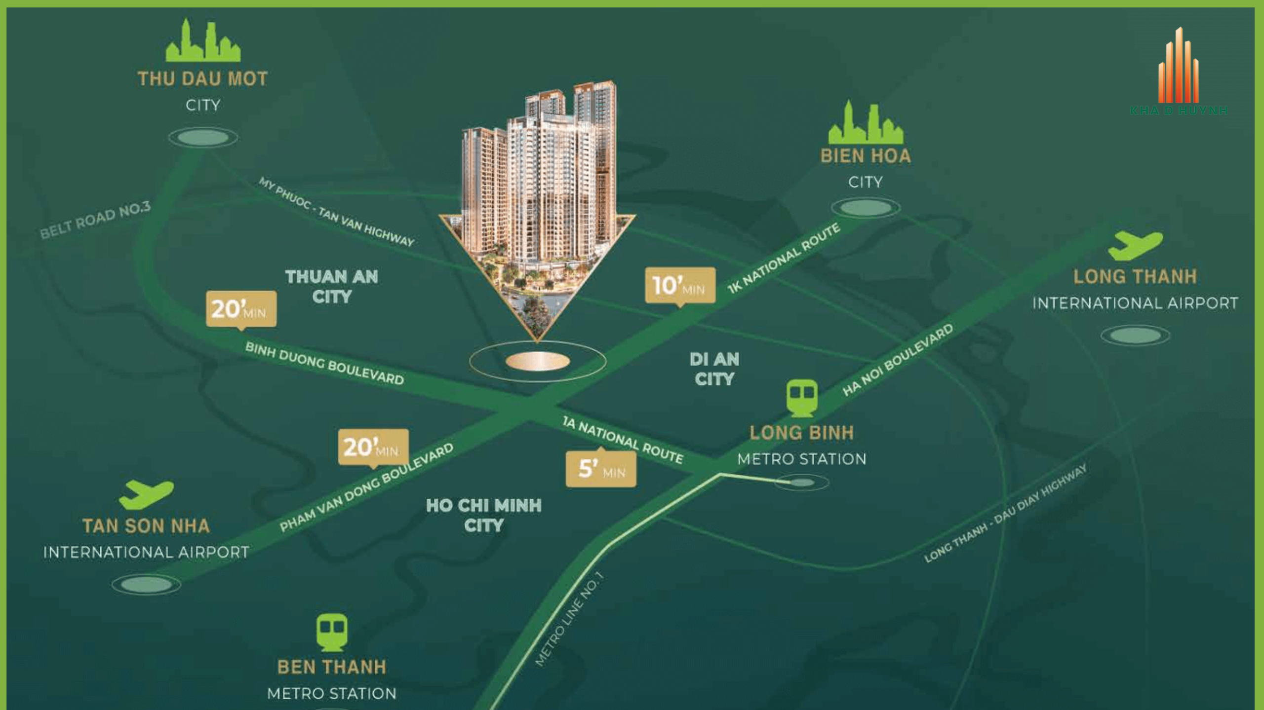 Cư dân Green Skyline thừa hưởng hệ thống tiện ích công cộng hàng đầu khu vực