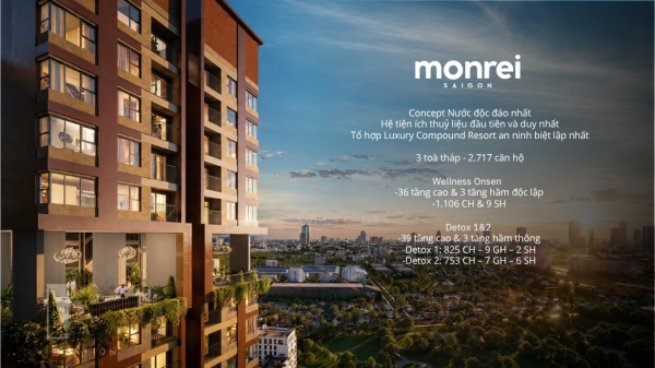 Monrei Sài Gòn khéo đáp ứng trọn vẹn tiêu chuẩn sống 